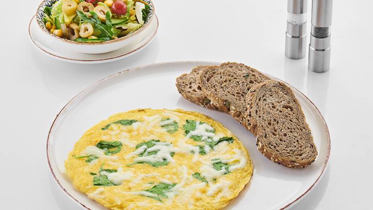 Spinach Omelette