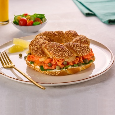 Smoked Salmon Simit