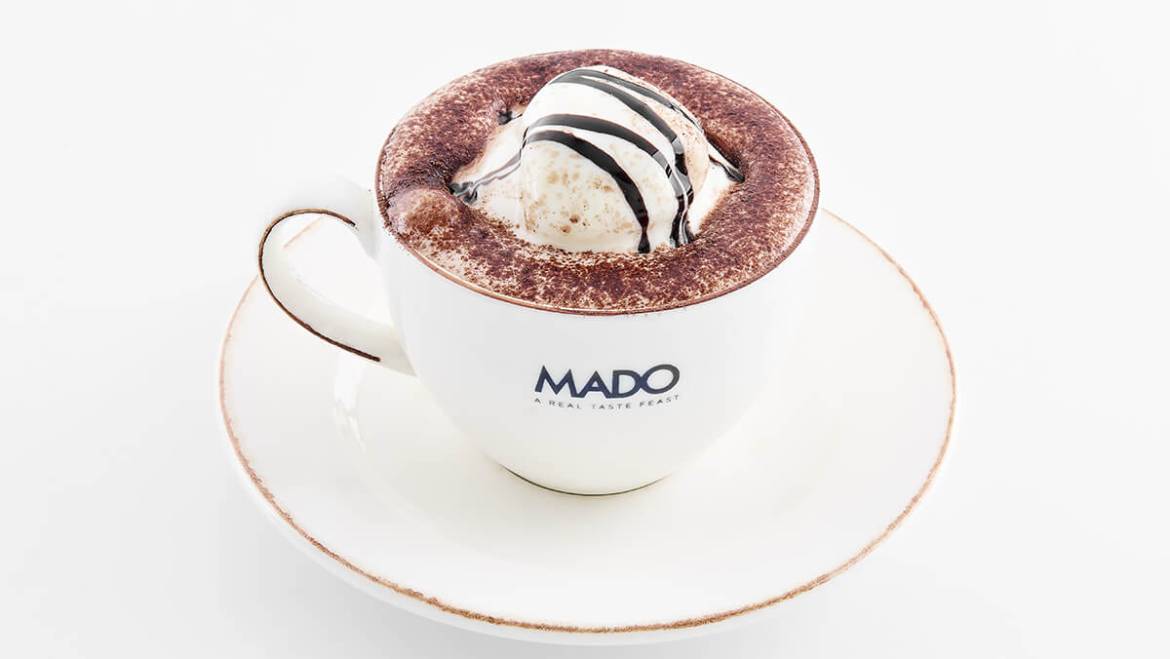 Hot Chocolate with Ice Cream