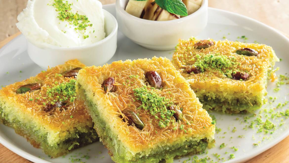 Traditional Pistachio Kunafa en MADO ar Traditional Pistachio Kunafa en MADO ar